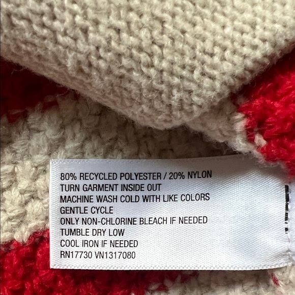 a new day Red and Cream Striped Cardigan - Picture 4 of 5